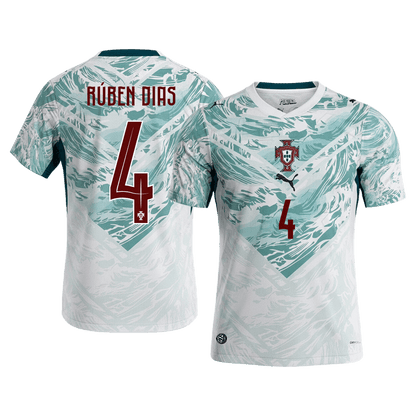 RÚBEN DIAS #4 ポルトガル代表 Away ユニフォーム 2026