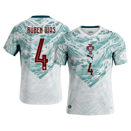RÚBEN DIAS #4 ポルトガル代表 Away ユニフォーム 2026
