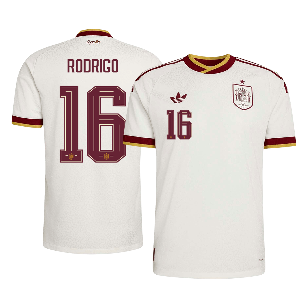 RODRIGO #16 スペイン代表 Away 2026 オーセンティックユニフォーム
