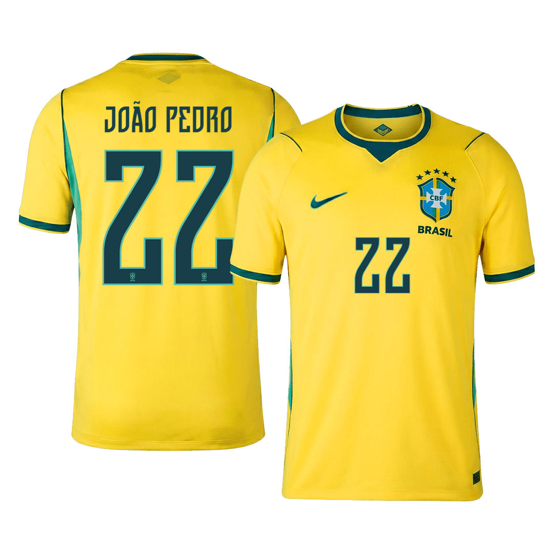 JOÃO PEDRO #22 ブラジル代表 Home ユニフォーム 2026