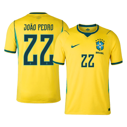 JOÃO PEDRO #22 ブラジル代表 Home ユニフォーム 2026