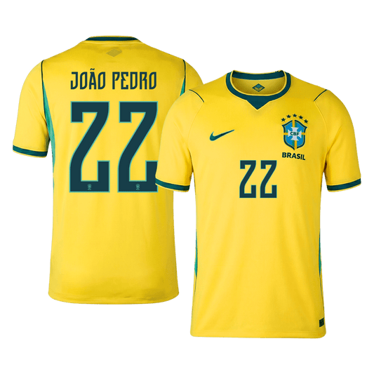 JOÃO PEDRO #22 ブラジル代表 Home ユニフォーム 2026