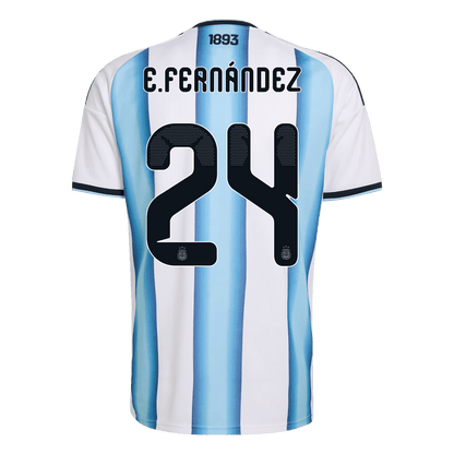 E. FERNÁNDEZ #24 アルゼンチン Home ユニフォーム 2026 - 高品質
