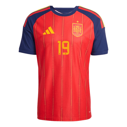 LAMINE YAMAL #19 スペイン代表 Home 2026 オーセンティックユニフォーム