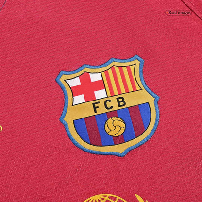 バルサ Home レトロ 长袖 ユニフォーム 2008/09 - UCL
