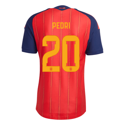 PEDRI #20 スペイン代表 Home 2026 オーセンティックユニフォーム