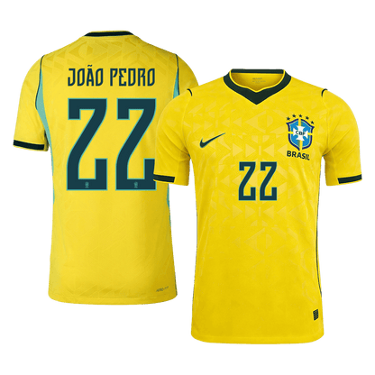 JOÃO PEDRO #22 ブラジル代表 Home 2026 オーセンティックユニフォーム