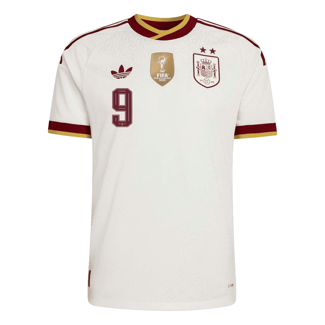 GAVI #9 スペイン代表 Away 2026 オーセンティックユニフォーム