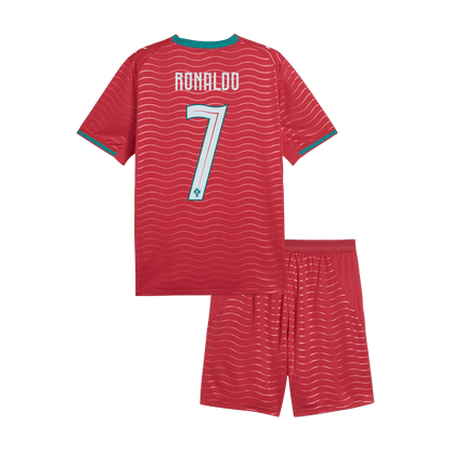 RONALDO #7 ポルトガル代表 Home ユニフォーム 上下セット 2026 キッズ・ジュニア - 高品質