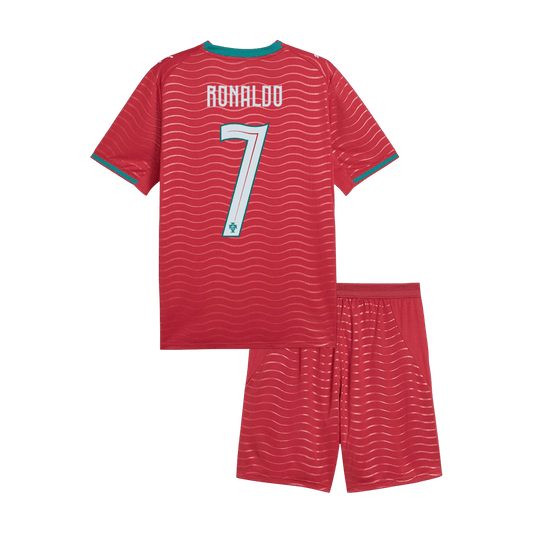 RONALDO #7 ポルトガル代表 Home ユニフォーム 上下セット 2026 キッズ・ジュニア - 高品質