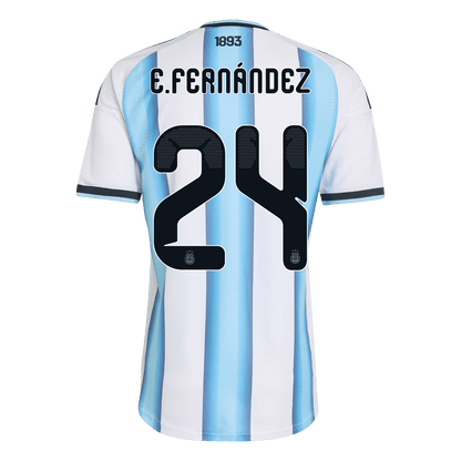E. FERNÁNDEZ #24 アルゼンチン Home 2026 オーセンティックユニフォーム