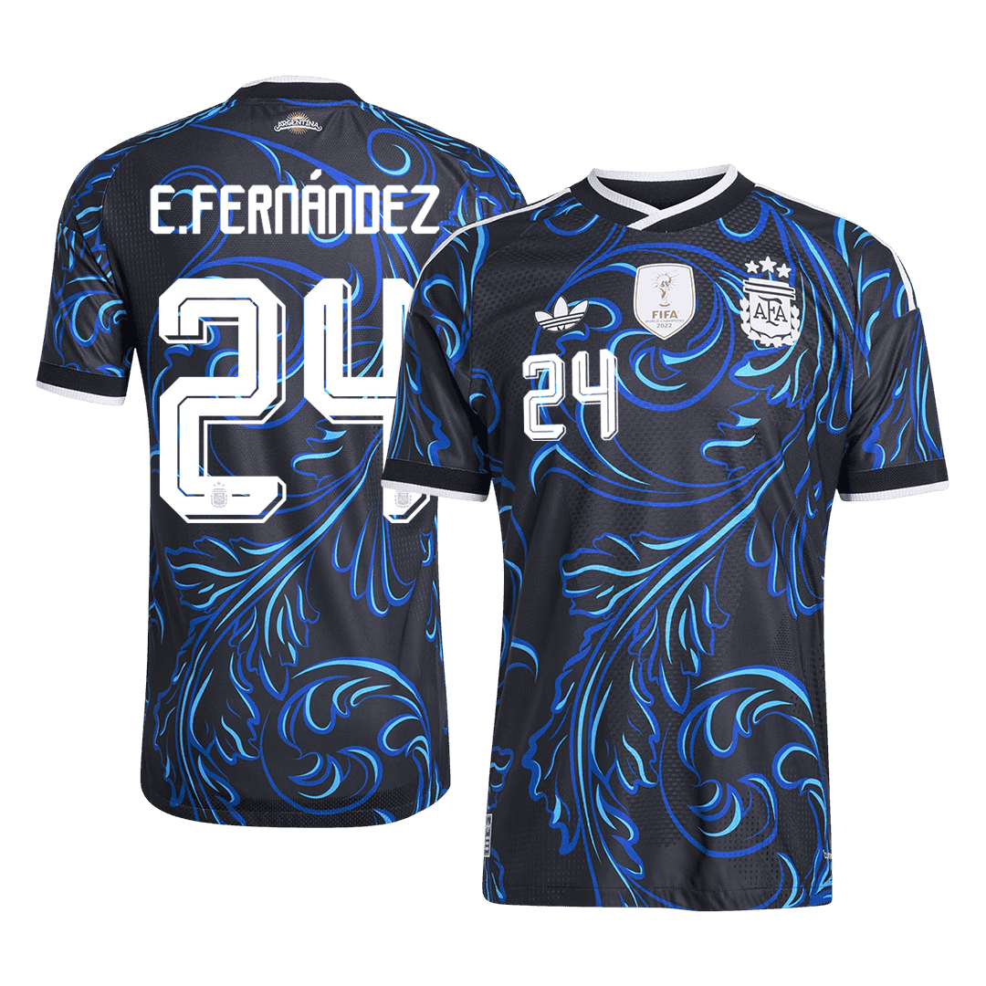 E. FERNÁNDEZ #24 アルゼンチン Away 2026 オーセンティックユニフォーム