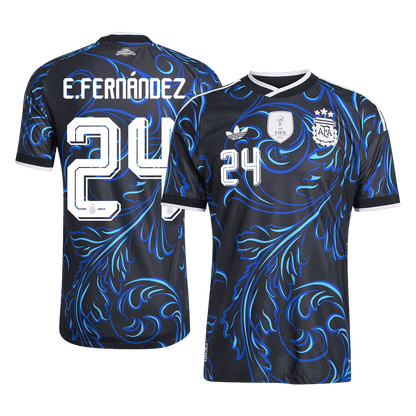 E. FERNÁNDEZ #24 アルゼンチン Away 2026 オーセンティックユニフォーム