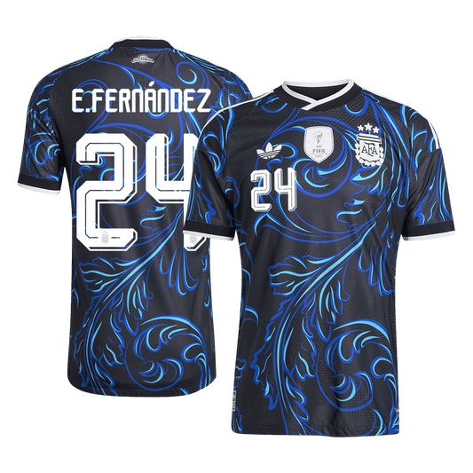 E. FERNÁNDEZ #24 アルゼンチン Away 2026 オーセンティックユニフォーム