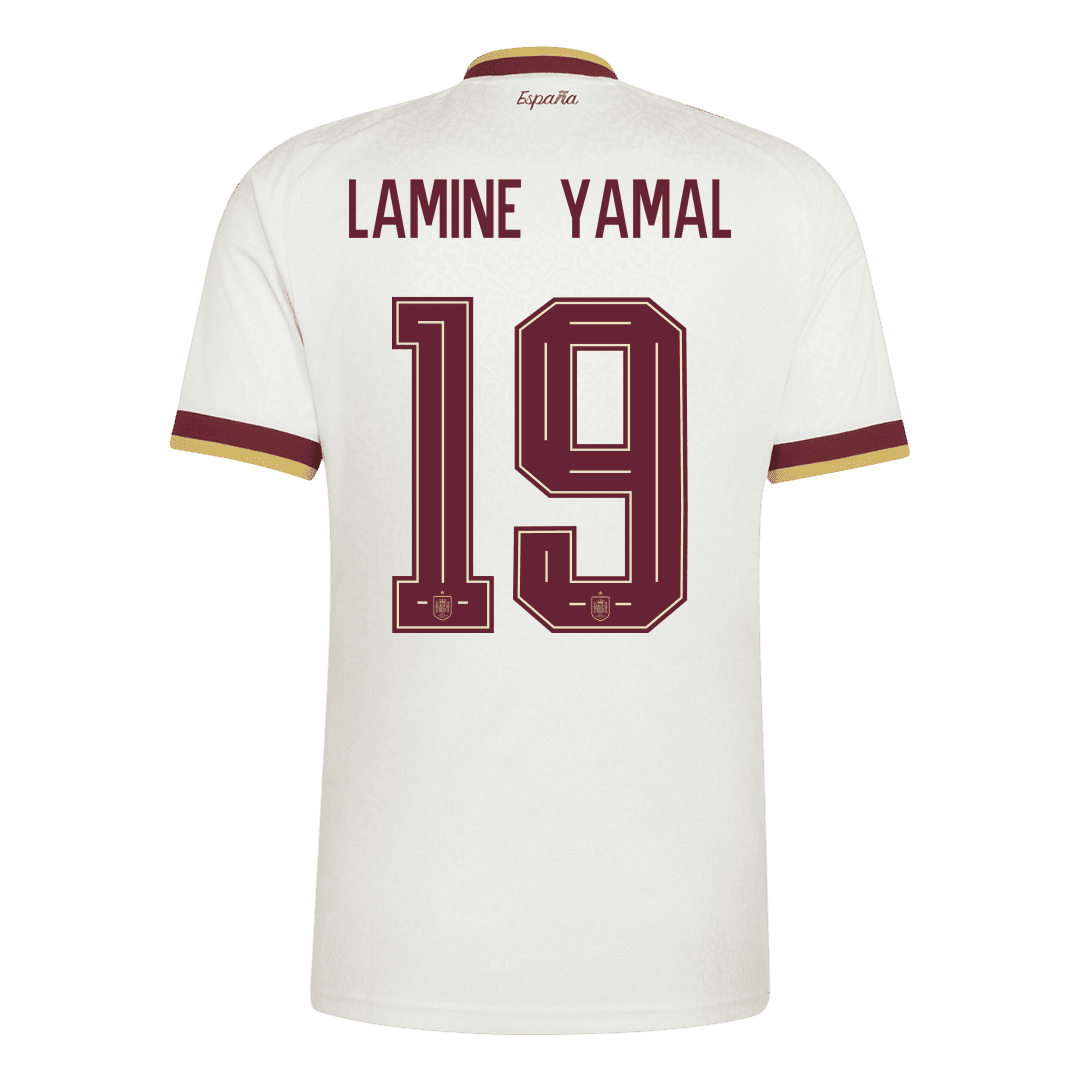 LAMINE YAMAL #19 スペイン代表 Away ユニフォーム 2026