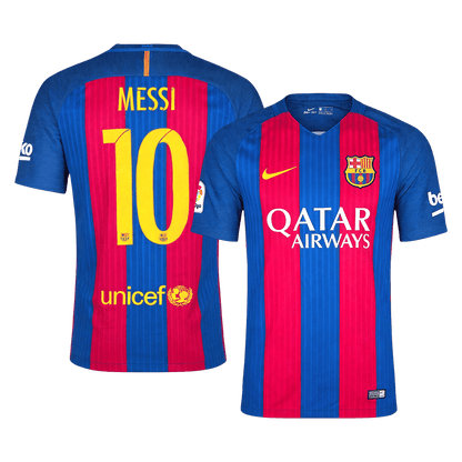 MESSI #10 バルサ Home レトロ ユニフォーム 2016/17