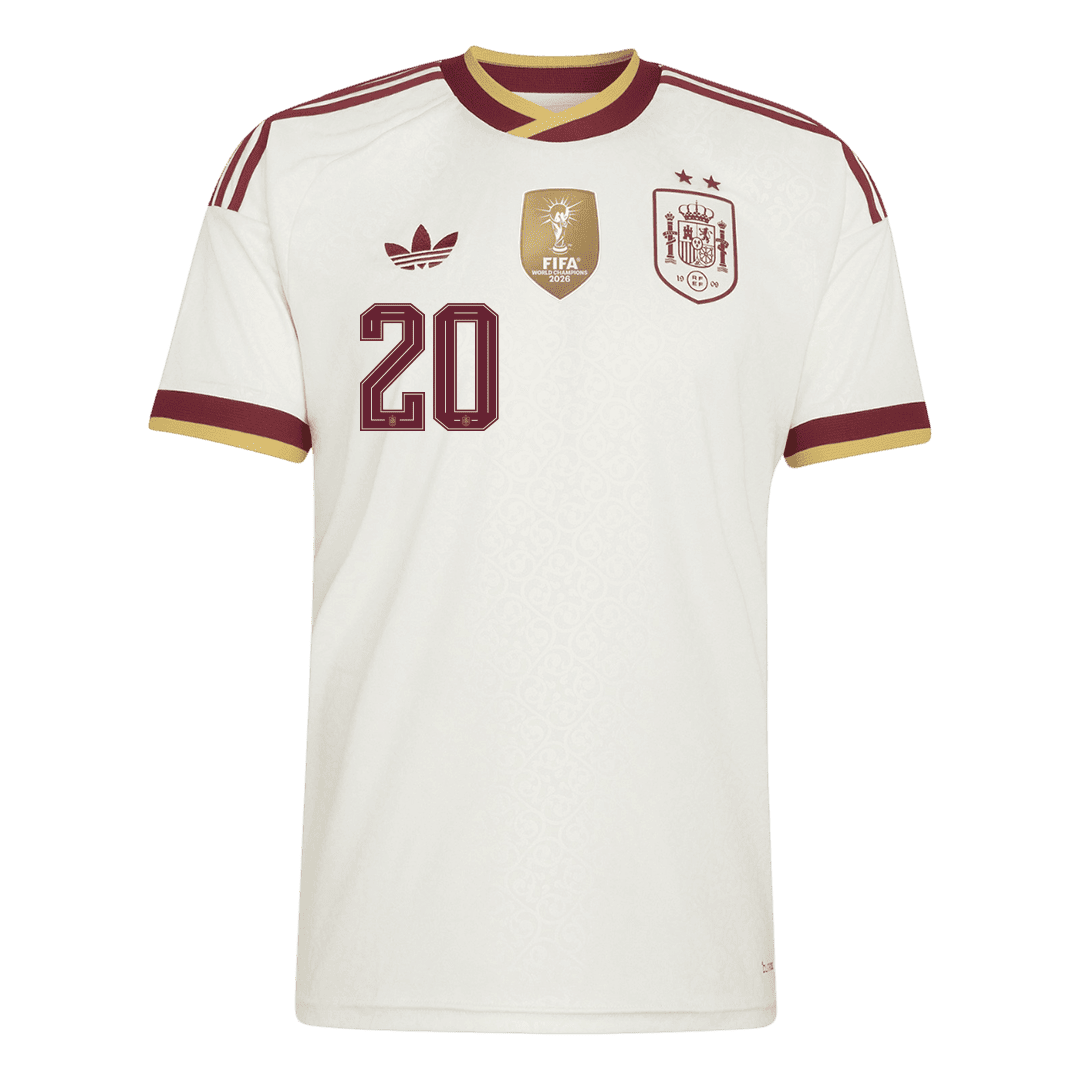PEDRI #20 スペイン代表 Away ユニフォーム 2026