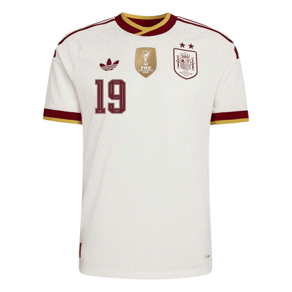 LAMINE YAMAL #19 スペイン代表 Away 2026 オーセンティックユニフォーム