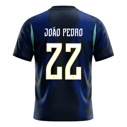 JOÃO PEDRO #22 ブラジル代表 Away ユニフォーム 2026