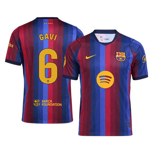 GAVI #6 バルサ Home ユニフォーム 2026/27