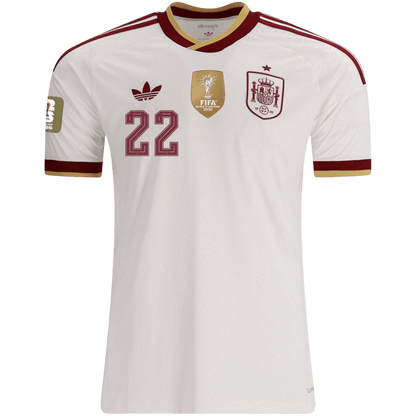CUBARSÍ #22 スペイン代表 Away 2026 オーセンティックユニフォーム