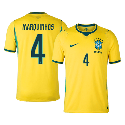 MARQUINHOS #4 ブラジル代表 Home ユニフォーム 2026