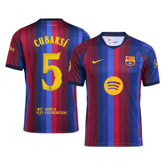 CUBARSÍ #5 バルサ Home ユニフォーム 2026/27 - UCL