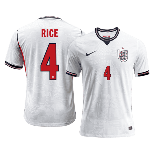 RICE #4 イングランド代表 Home 2026 オーセンティックユニフォーム