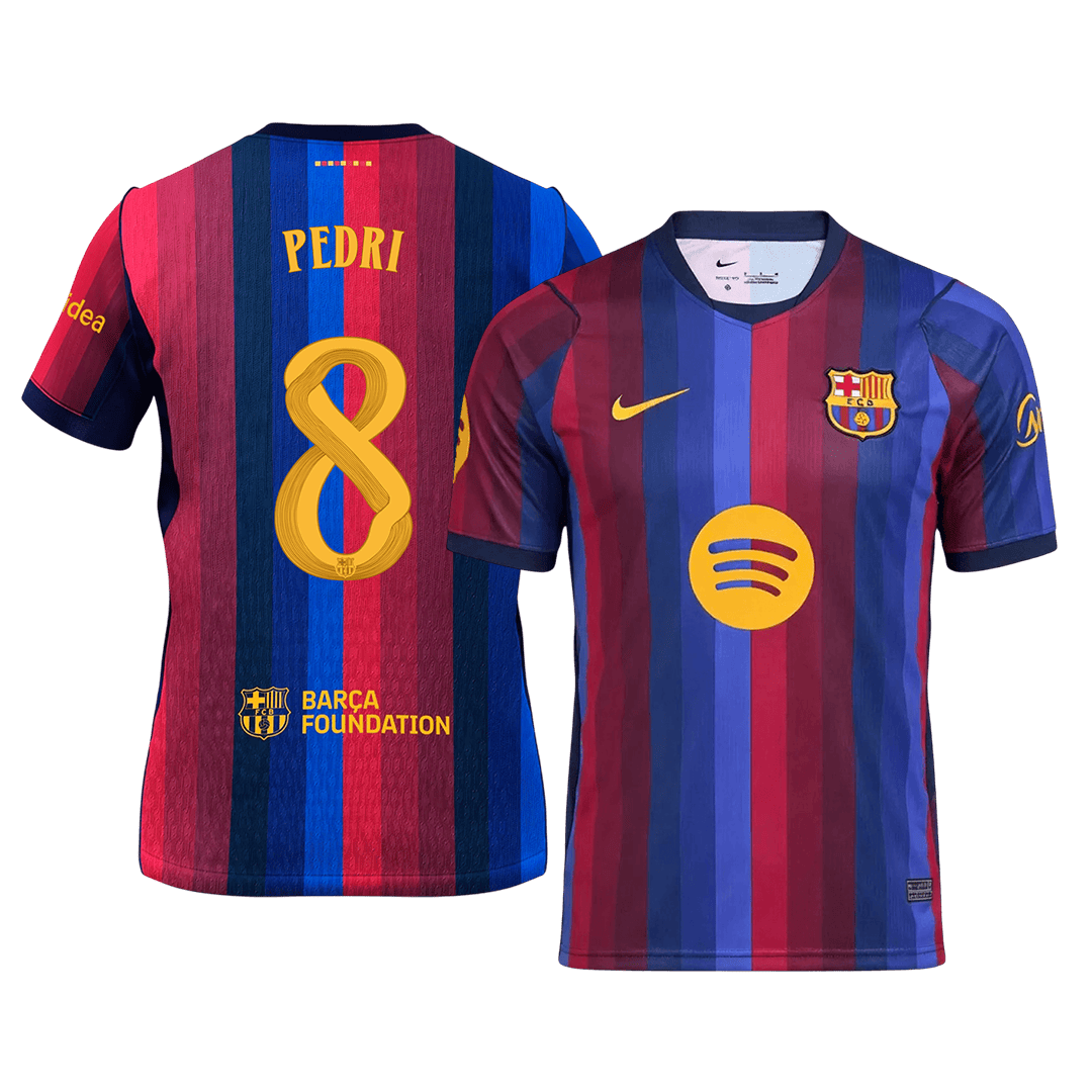 PEDRI #8 バルサ Home ユニフォーム 2026/27 - UCL
