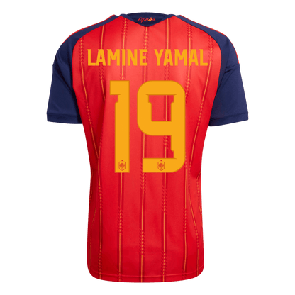 LAMINE YAMAL #19 スペイン代表 Home ユニフォーム 2026 - 高品質