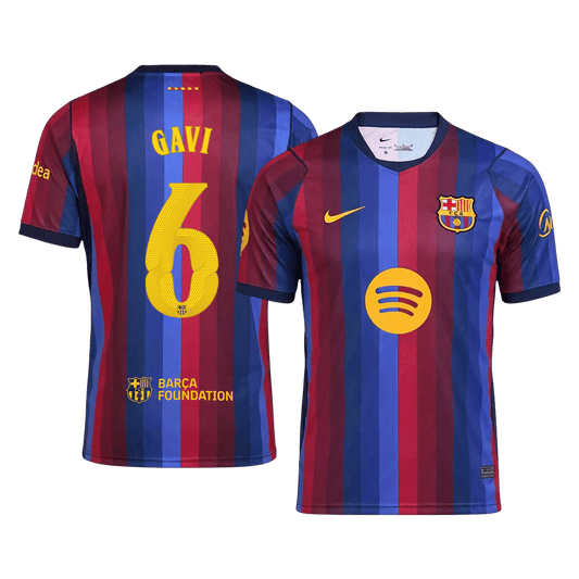 GAVI #6 バルサ Home ユニフォーム 2026/27 - UCL