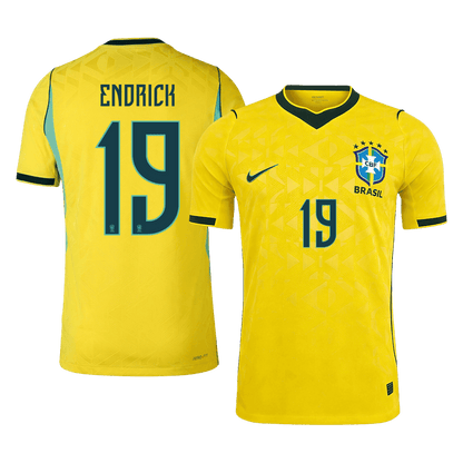 ENDRICK #19 ブラジル代表 Home 2026 オーセンティックユニフォーム