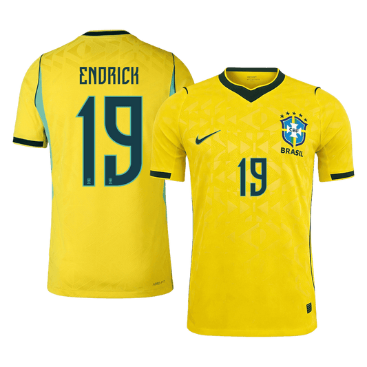 ENDRICK #19 ブラジル代表 Home 2026 オーセンティックユニフォーム
