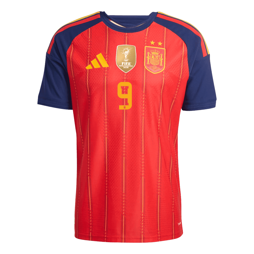 GAVI #9 スペイン代表 Home 2026 オーセンティックユニフォーム