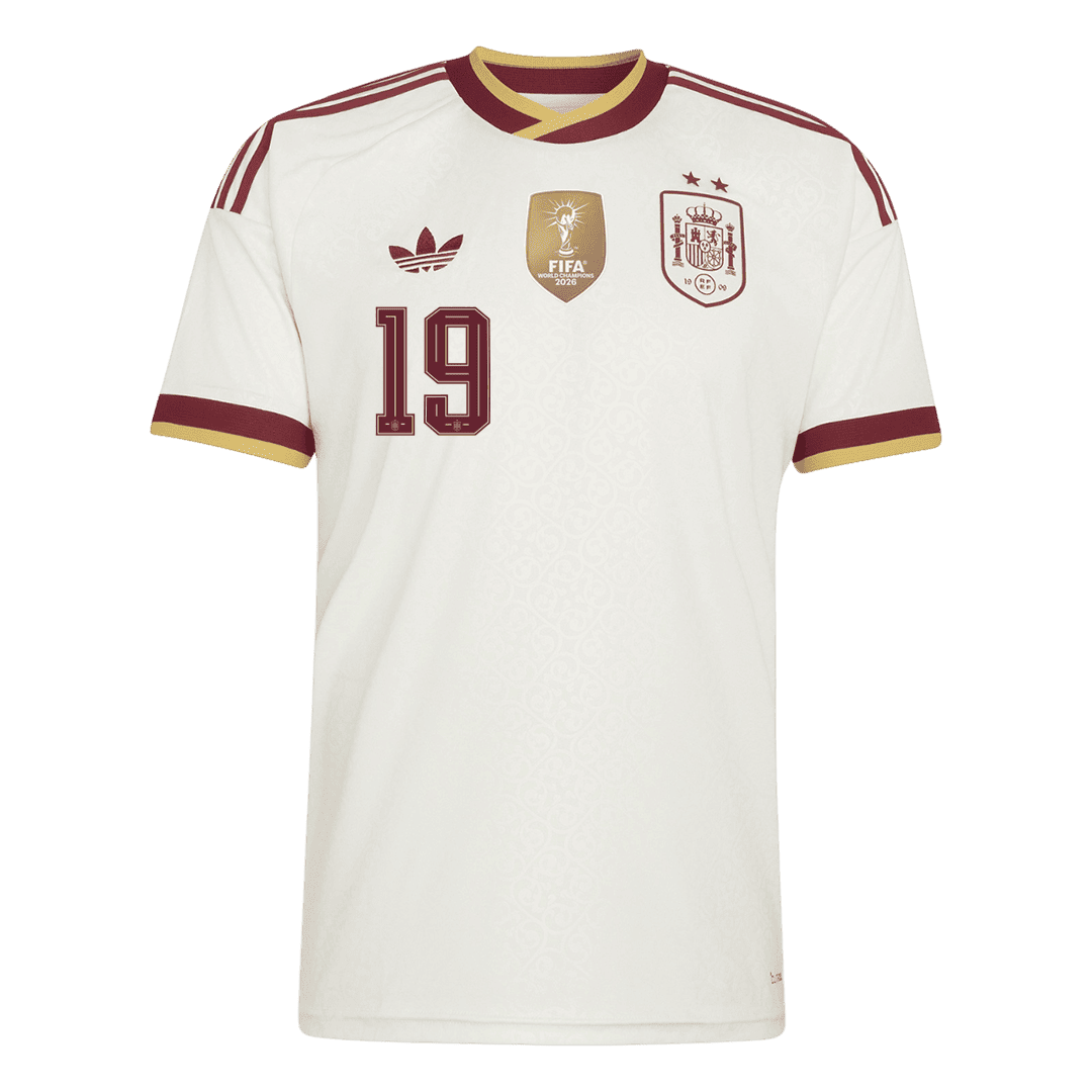 LAMINE YAMAL #19 スペイン代表 Away ユニフォーム 2026