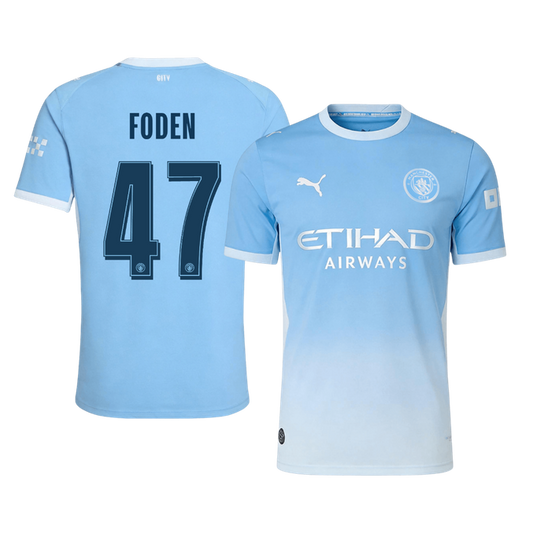 FODEN #47 マンC Home 2026/27 オーセンティックユニフォーム - UCL