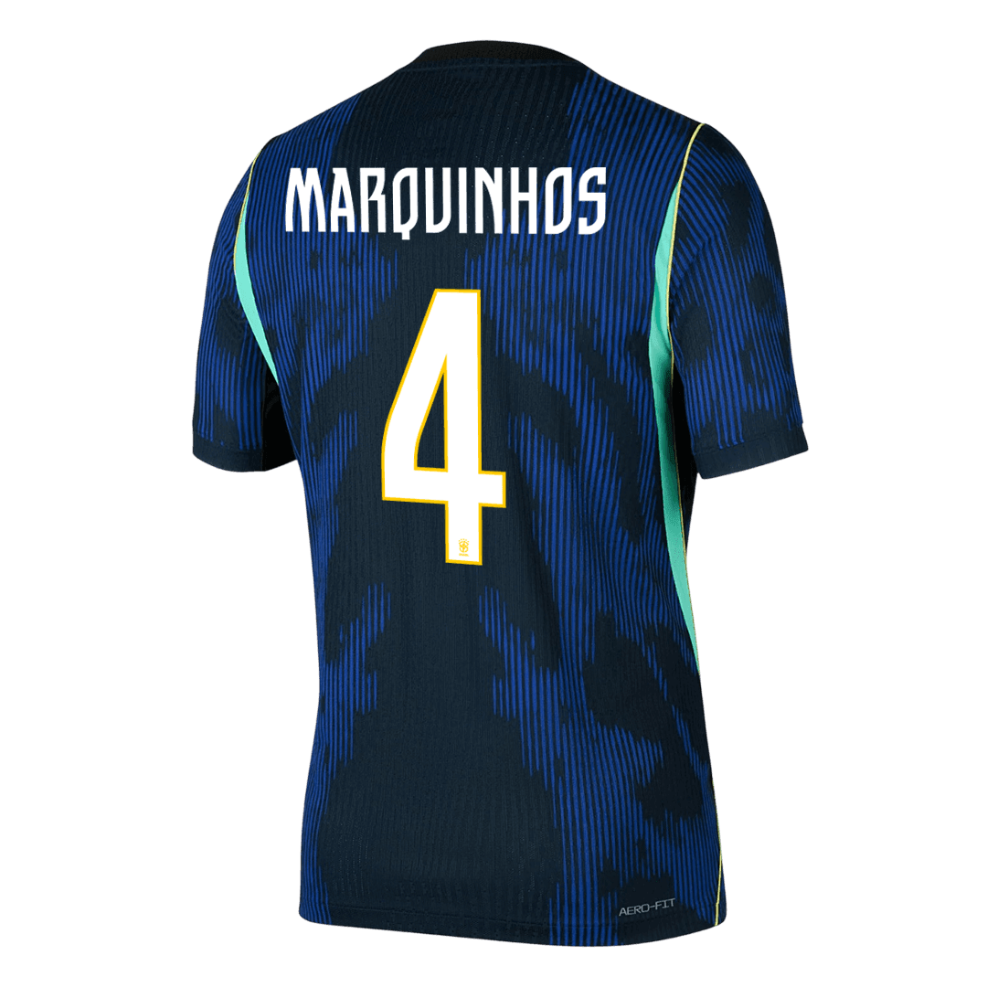 MARQUINHOS #4 ブラジル代表 Away 2026 オーセンティックユニフォーム