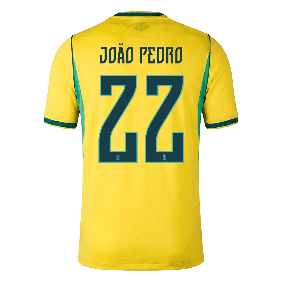 JOÃO PEDRO #22 ブラジル代表 Home ユニフォーム 2026
