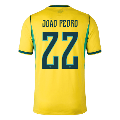 JOÃO PEDRO #22 ブラジル代表 Home ユニフォーム 2026