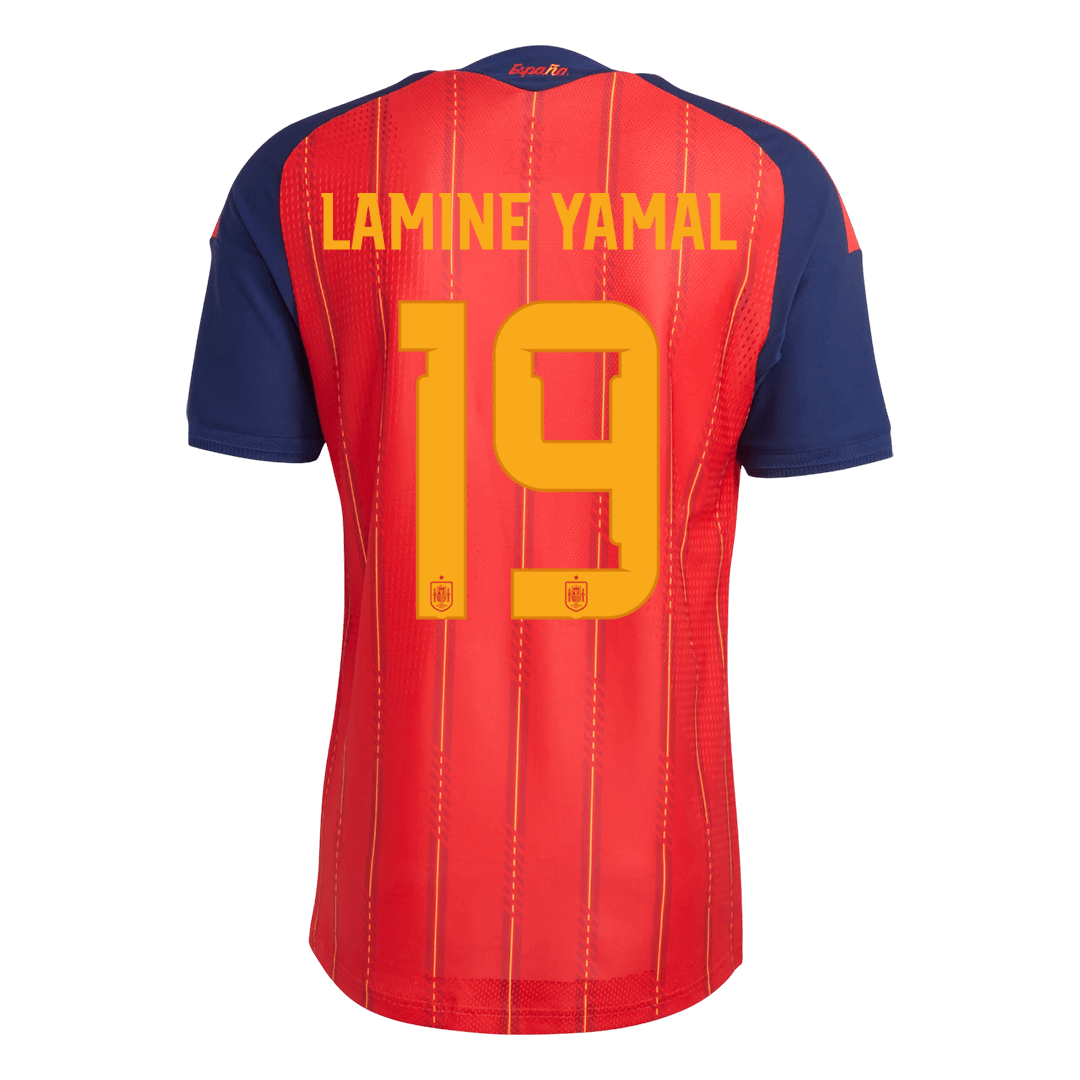 LAMINE YAMAL #19 スペイン代表 Home 2026 オーセンティックユニフォーム