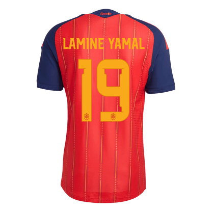 LAMINE YAMAL #19 スペイン代表 Home 2026 オーセンティックユニフォーム