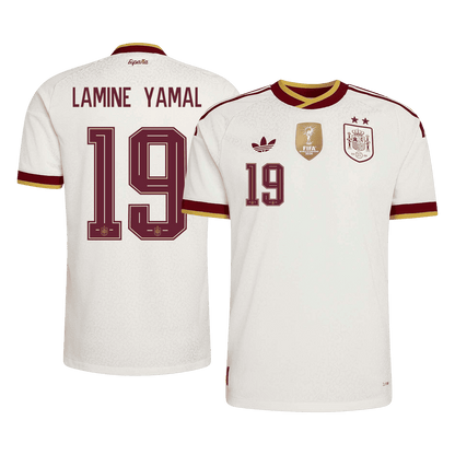 LAMINE YAMAL #19 スペイン代表 Away 2026 オーセンティックユニフォーム