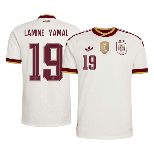 LAMINE YAMAL #19 スペイン代表 Away 2026 オーセンティックユニフォーム