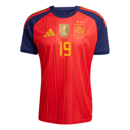 LAMINE YAMAL #19 スペイン代表 Home 2026 オーセンティックユニフォーム