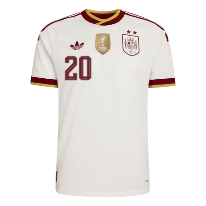 PEDRI #20 スペイン代表 Away 2026 オーセンティックユニフォーム
