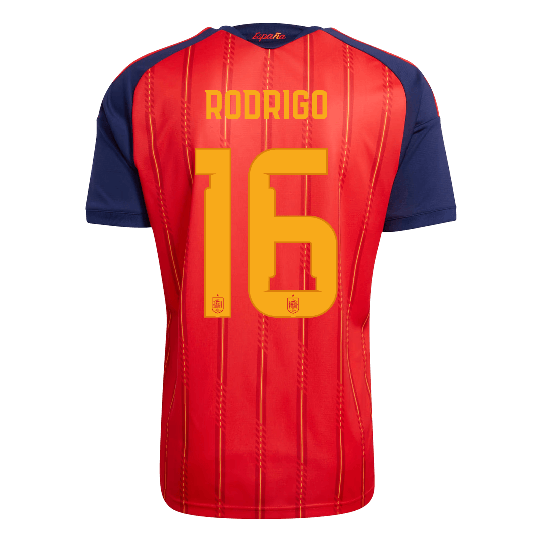 RODRIGO #16 スペイン代表 Home ユニフォーム 2026 - 高品質