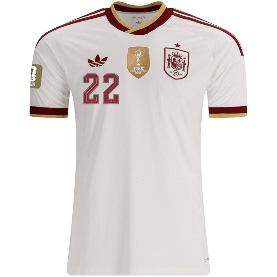 CUBARSÍ #22 スペイン代表 Away ユニフォーム 2026