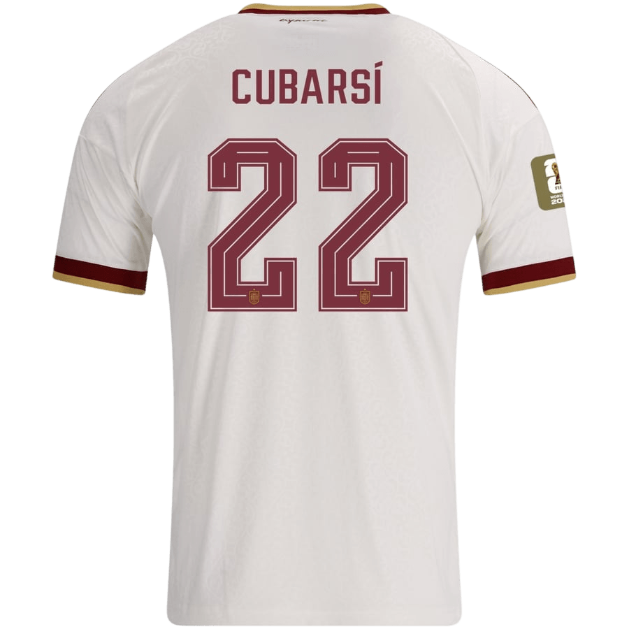 CUBARSÍ #22 スペイン代表 Away ユニフォーム 2026