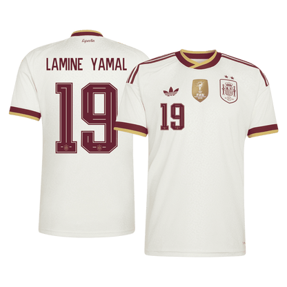 LAMINE YAMAL #19 スペイン代表 Away ユニフォーム 2026