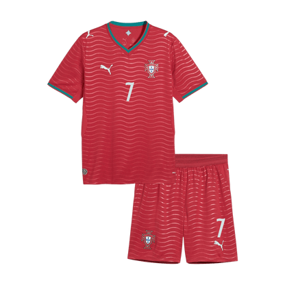 RONALDO #7 ポルトガル代表 Home ユニフォーム 上下セット 2026 キッズ・ジュニア - 高品質
